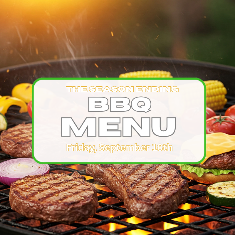 September 18th - BBQ Menu