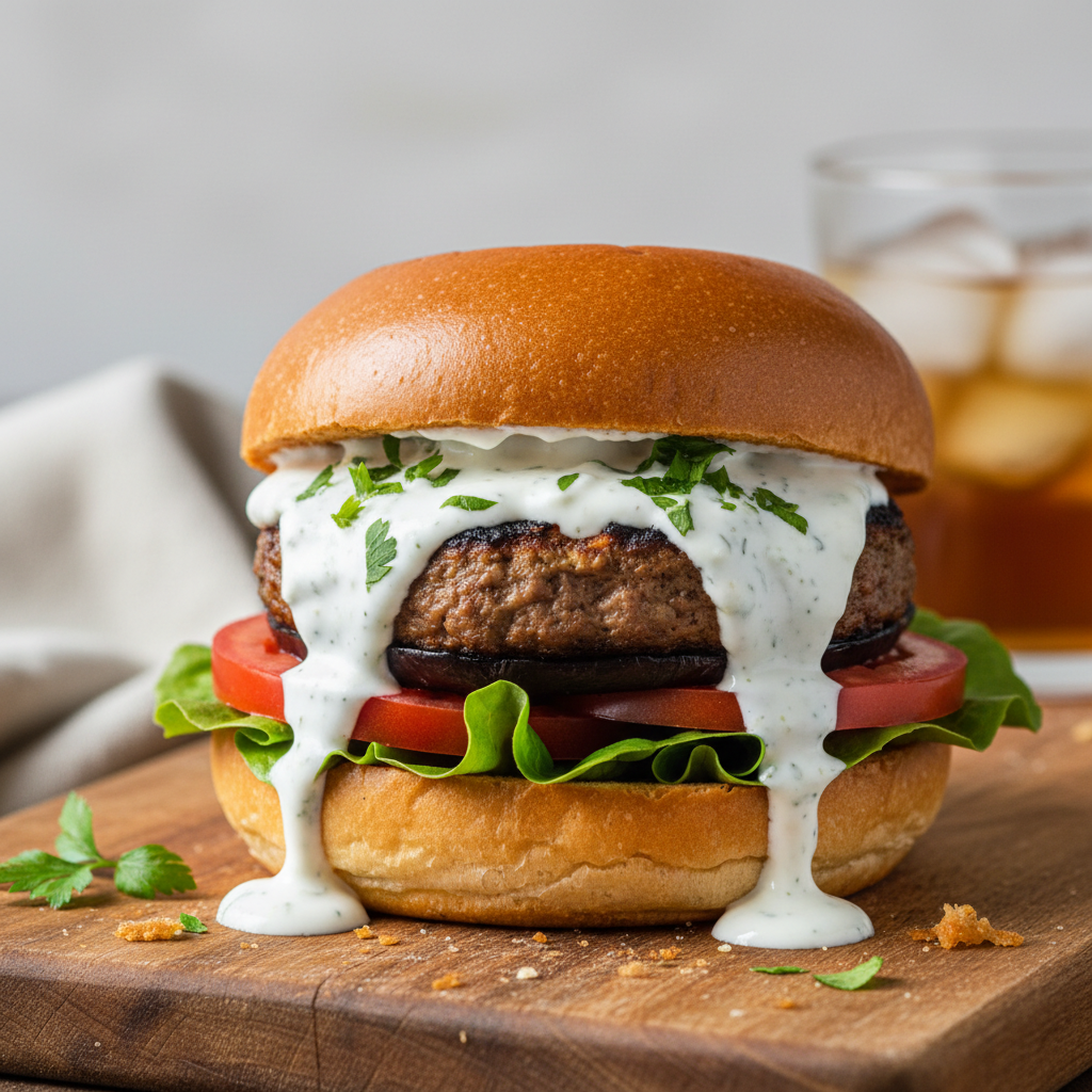 July 3rd - Eggplant Burger (Veg)