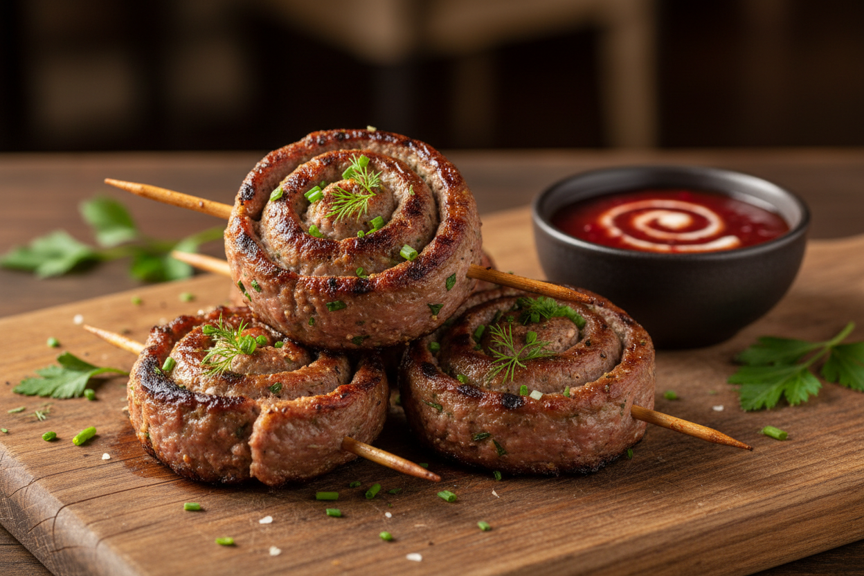 September 4th - Pinwheel Bisson Burger Skewers