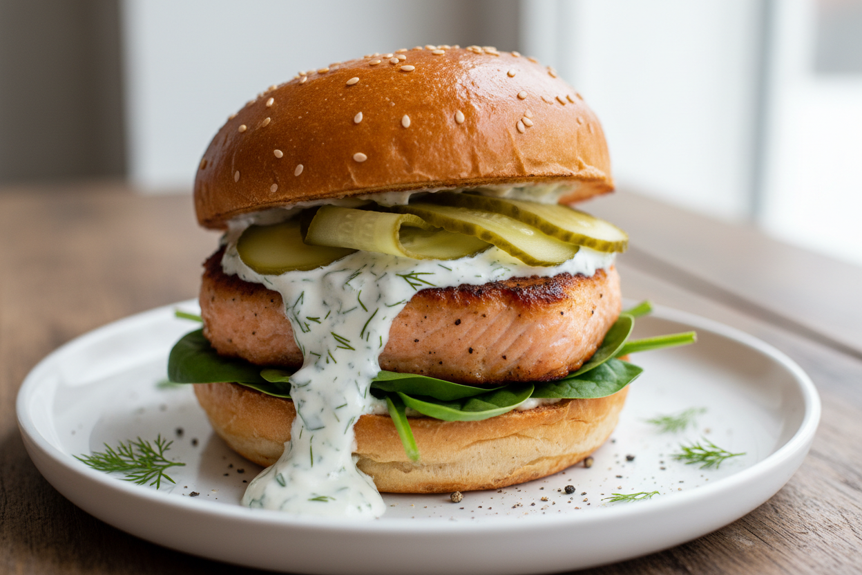 August 21st - Salmon Burger
