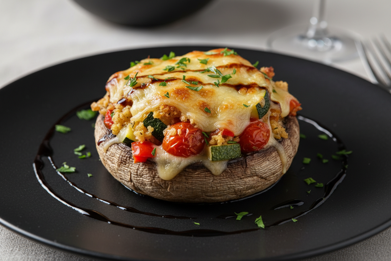 September 4th - Stuffed Portobello Mushroom