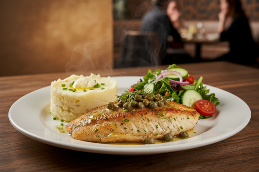 June 12th - Talapia Filet Grilled with Caper Lemon Sauce